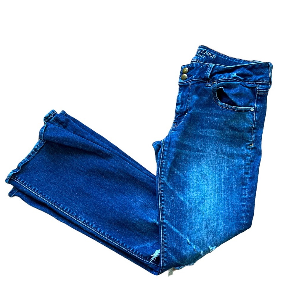 American Eagle Outfitters Artist Flare Size 12 Regular Blue in Color